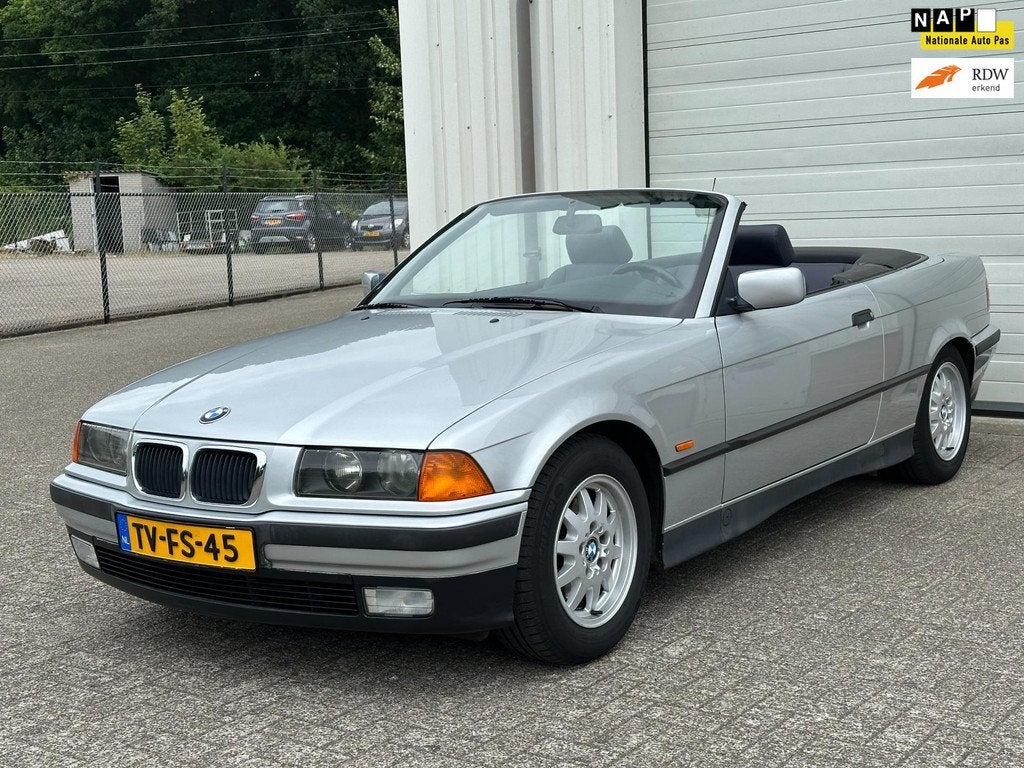 BMW 3-serie Cabrio BMW 320i Cabriolet E36 Aut. | Origineel N, Auto's, Achterwielaandrijving, Gebruikt, 4 stoelen, 3-Serie
