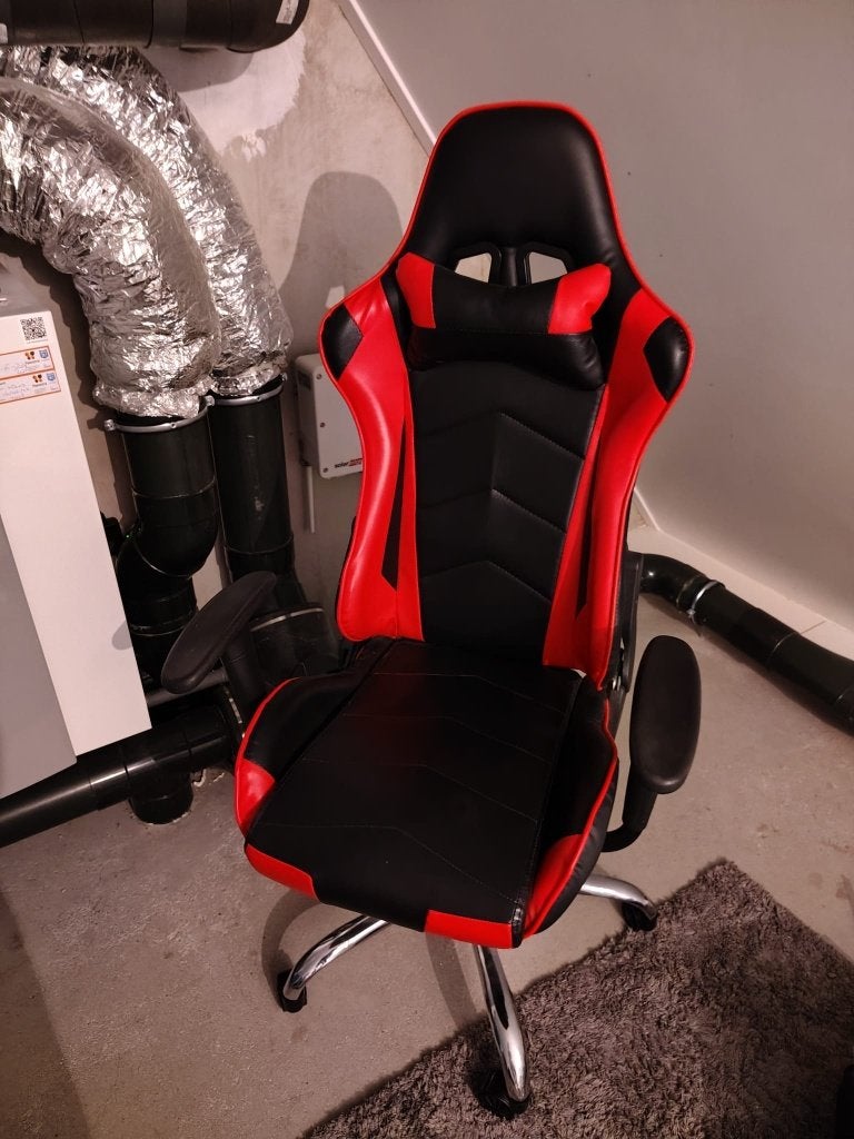 Bureau game stoel, Huis en Inrichting, Bureaustoelen, Ophalen, Gebruikt, Zwart