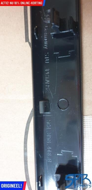 GOLF 7 7.5 SIERLIJST STRIP TRIM DASHBOARD lichtgrijs patroon, Gebruikt, Volkswagen, Ophalen of Verzenden, Volkswagen