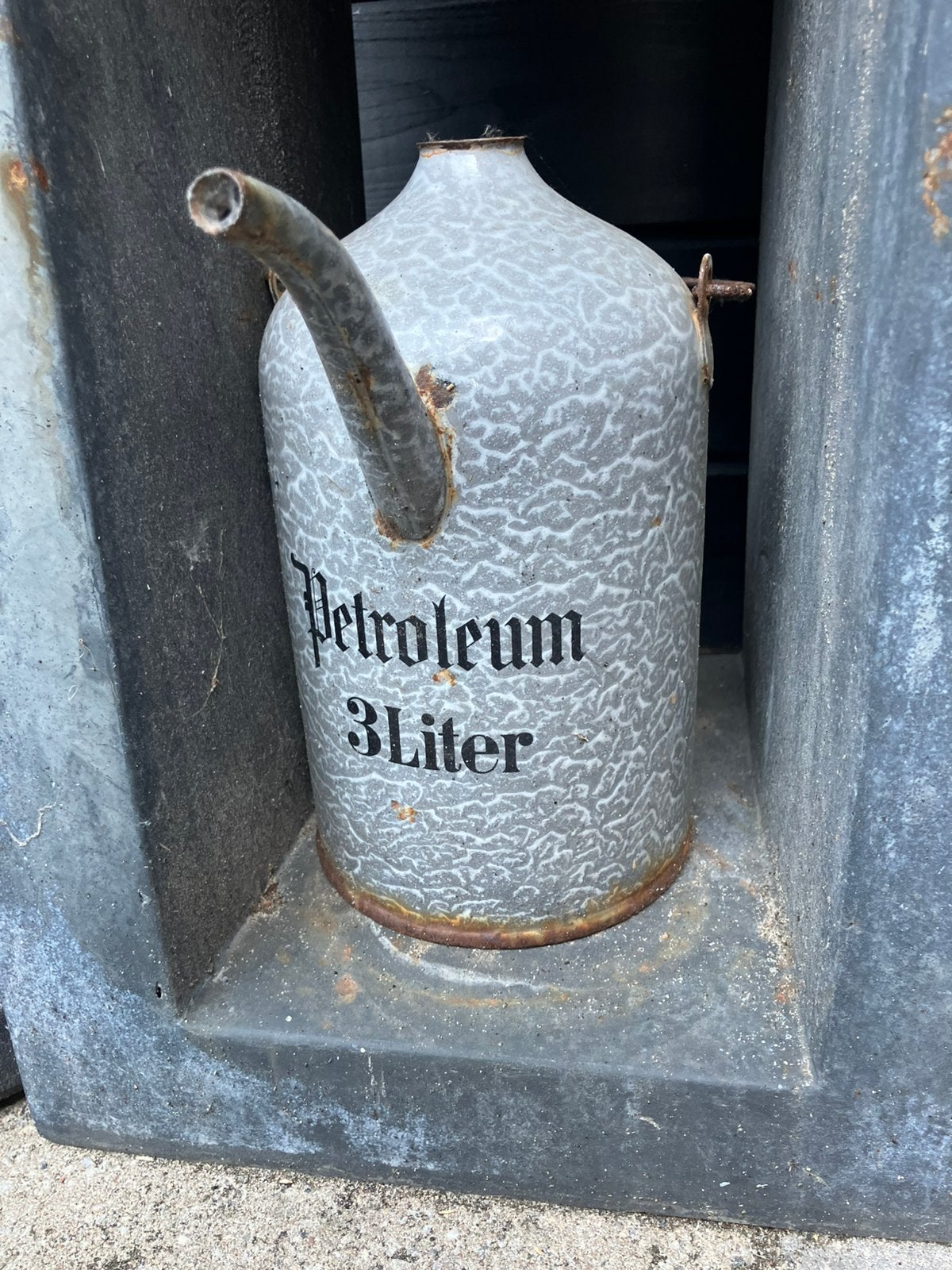 Grijs gewolkt petroleum 3 liter, Ophalen of Verzenden