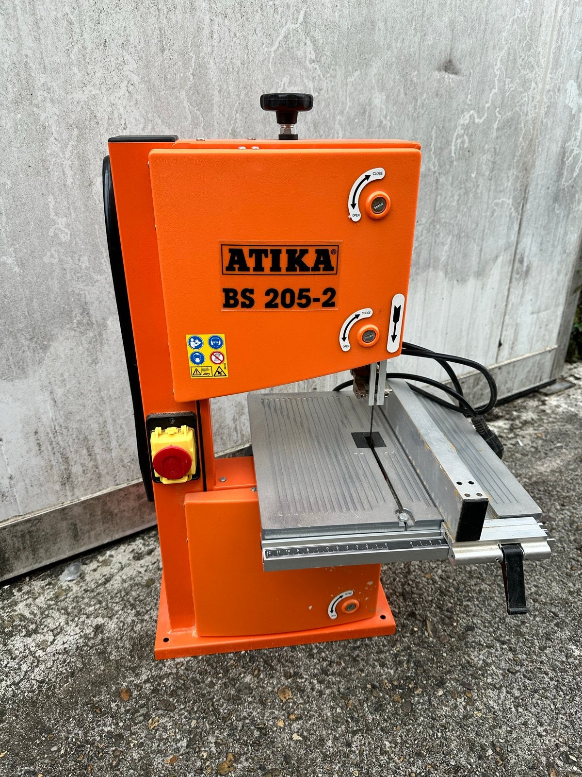 Atika BS 205-2 lintzaag 250W + reserve zaag, Doe-het-zelf en Verbouw, Gereedschap | Zaagmachines, Ophalen, Gebruikt, 70 mm of meer
