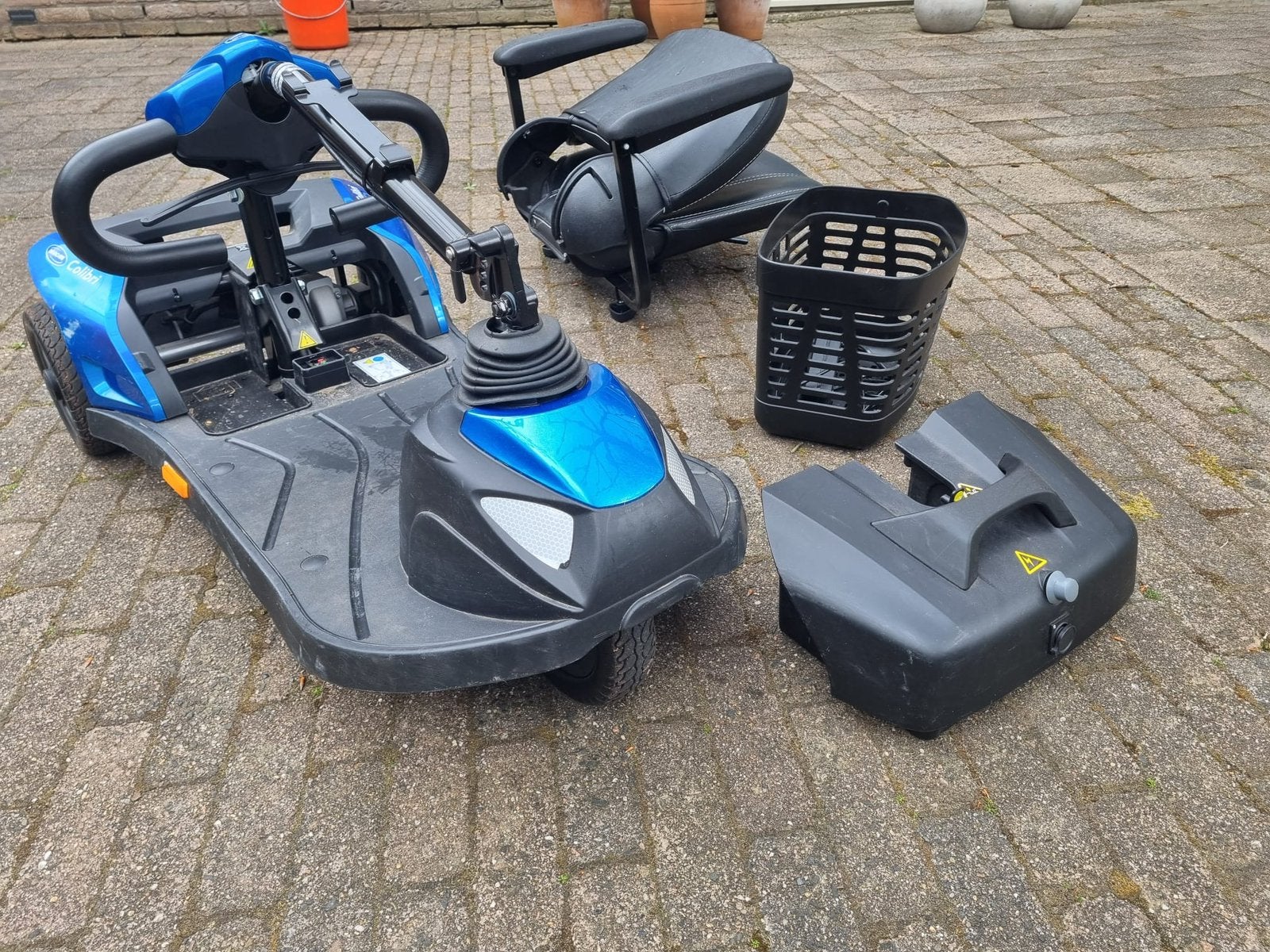 Scootmobiel opvouwbaar Colibri 3 met goede accu, Ophalen, Zo goed als nieuw, Hand- en Voetverzorging