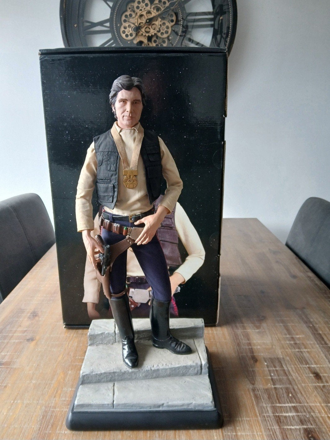 Sideshow Star Wars Han Solo Excl 1/4 Premium Format Statue, Ophalen of Verzenden, Zo goed als nieuw