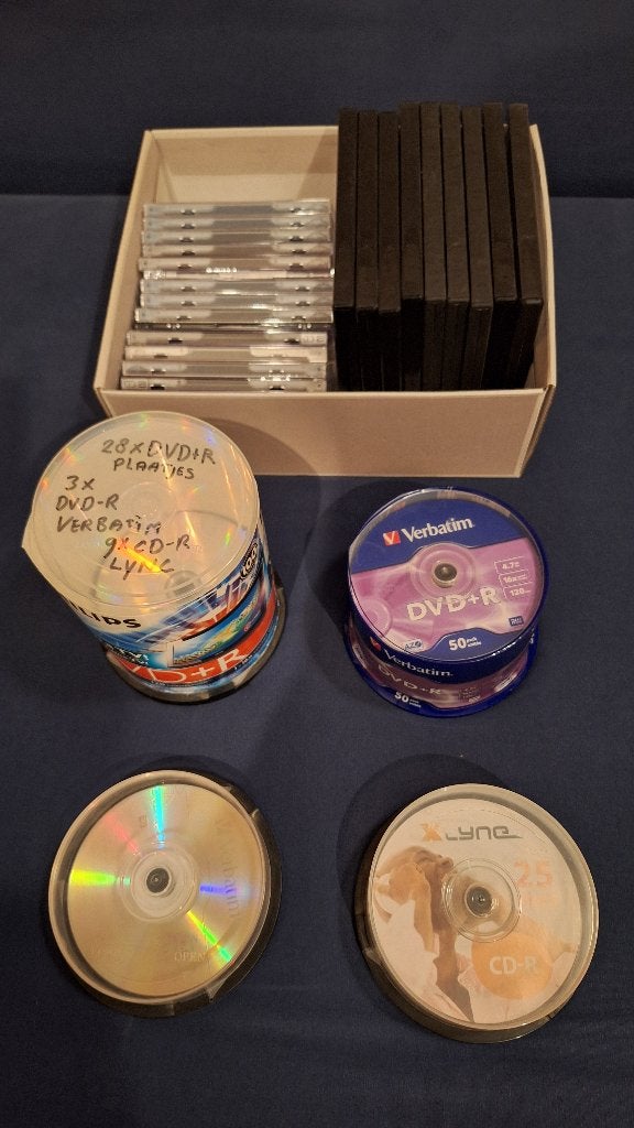 Lege onbeschreven DVD's en CD's, Ophalen, Nieuw, Dvd, Verbatim, Philips