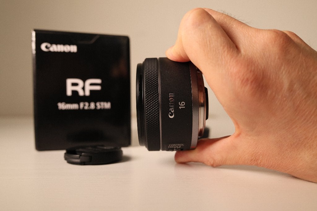 Canon RF 16mm F2.8 STM, Canon, Autofocus, Canon RF, Zo goed als nieuw