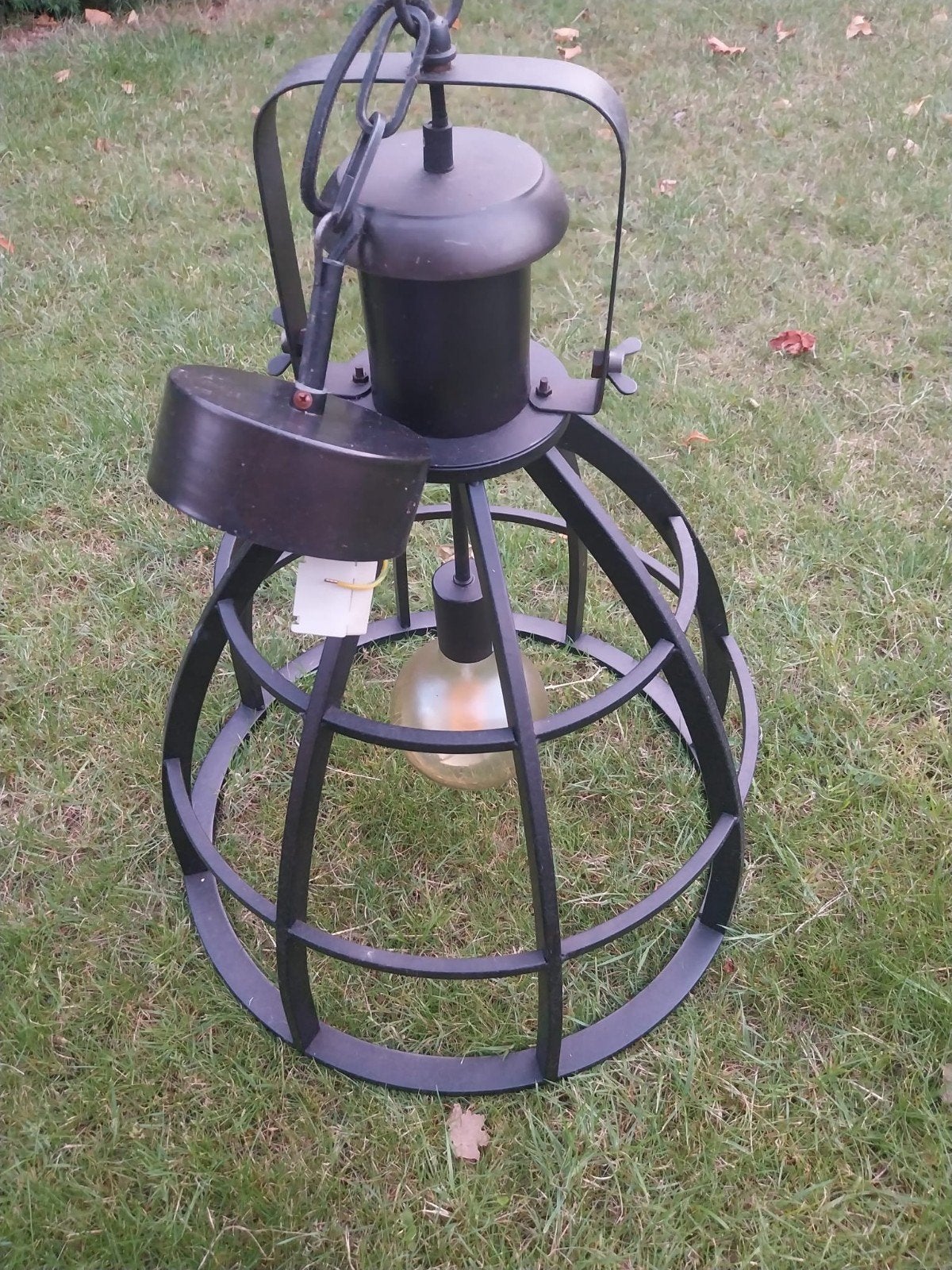 eetkamerlamp, Ophalen