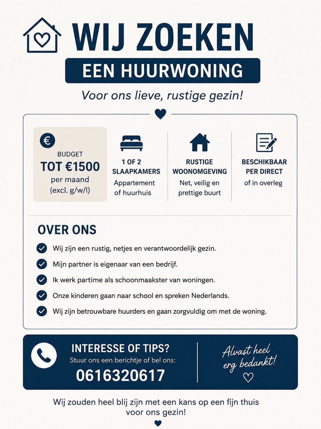 Gezocht, Ophalen of Verzenden