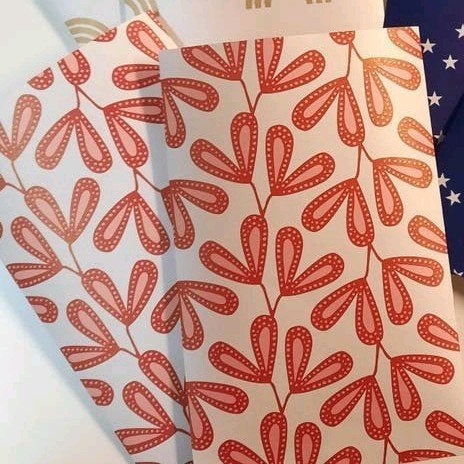 Papieren inpakzakjes handgemaakt cadeauzakjes print zakjes, Verzenden, Nieuw