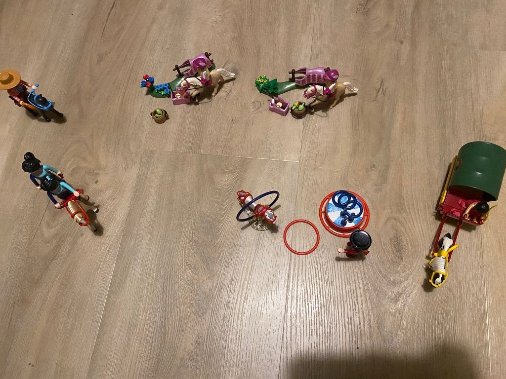 Verschillende setjes playmobil paardjes, Ophalen, Gebruikt, Losse onderdelen, Overige typen