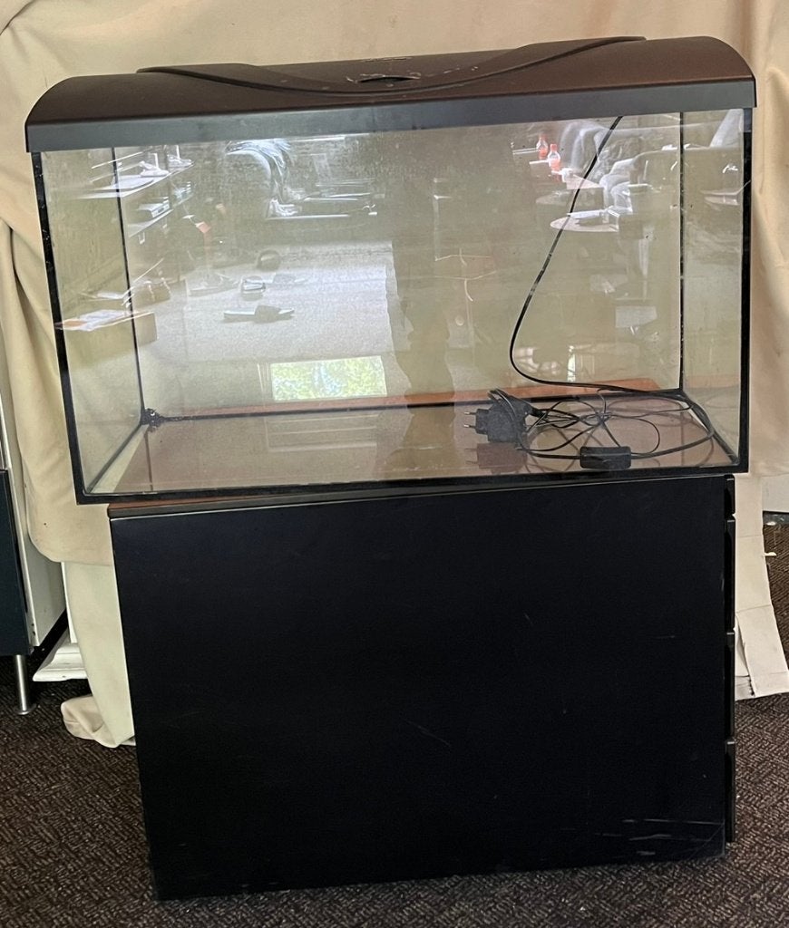 Diversa aquarium met onderkast - 80x35x50, Ophalen, Leeg aquarium