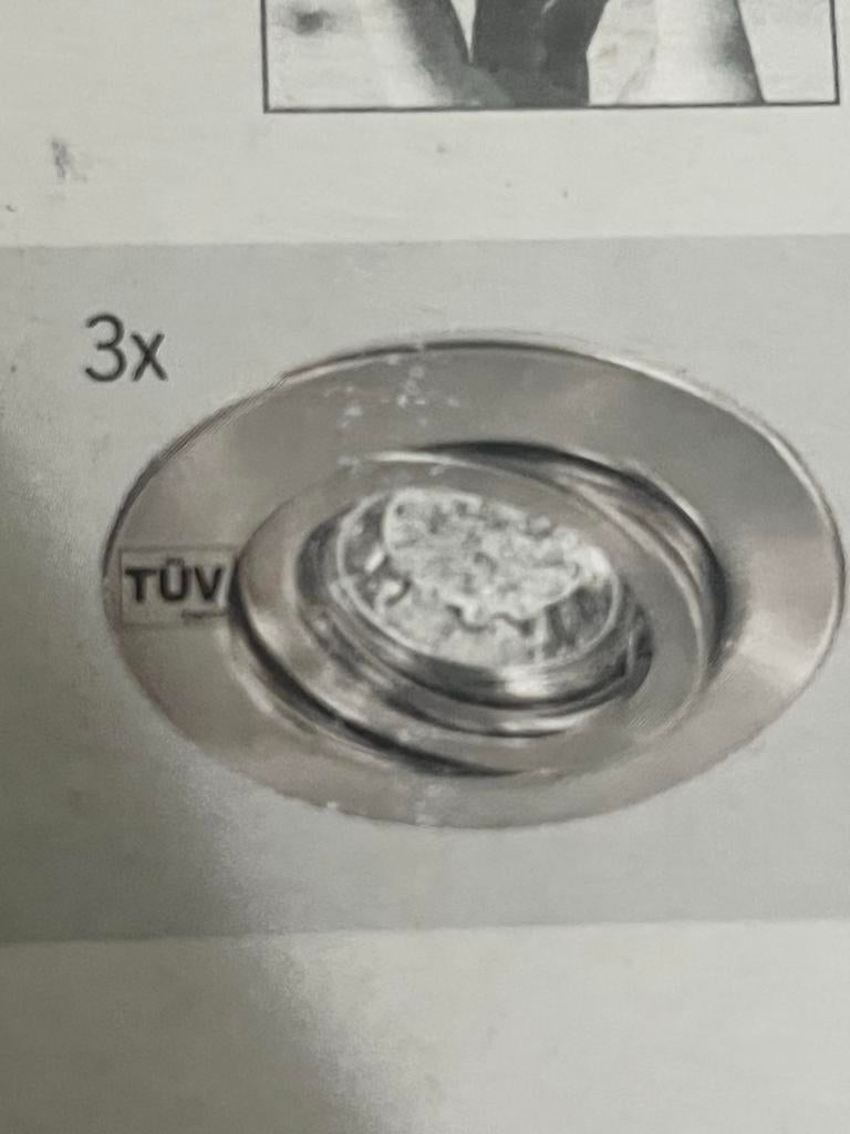 Paulmann LED inbouwspots 3x1W, nieuw in doos, Led-lamp, Minder dan 30 watt, Nieuw, Bipin of Steekvoet