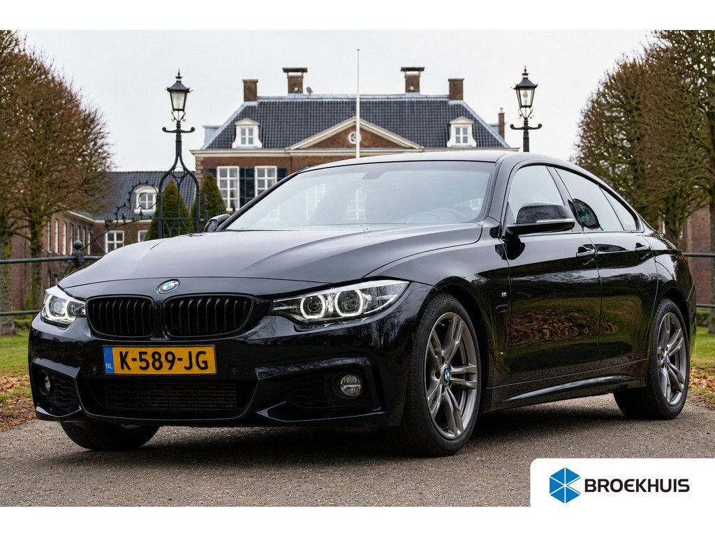 BMW 4-serie Gran Coupé 418i M-Sport, Auto's, 12 maanden, Gebruikt, Euro 6, Zwart
