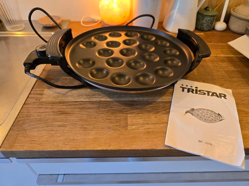 Tristar Elektrische Poffertjespan BP-2959, Witgoed en Apparatuur, Wafelijzers, Zo goed als nieuw, Ophalen of Verzenden