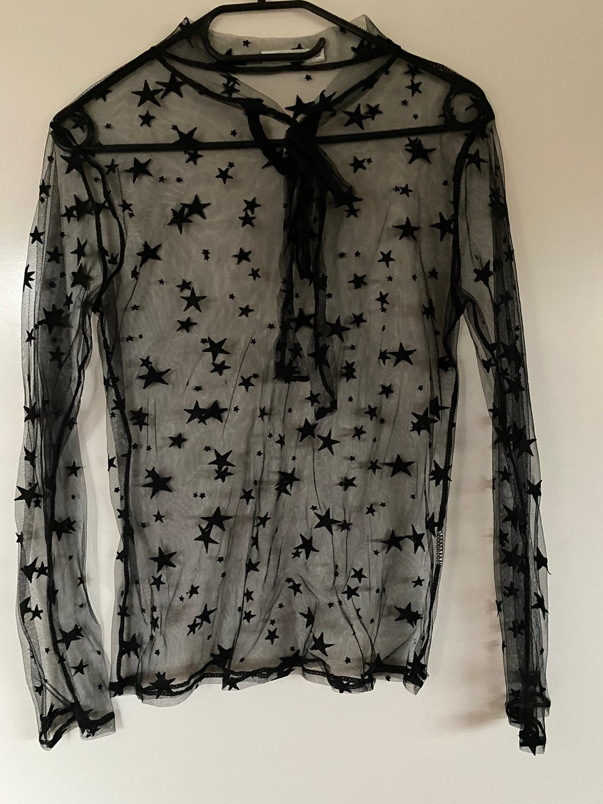 Shirt met sterren, Zwart, Ophalen of Verzenden, Zo goed als nieuw, Lange mouw