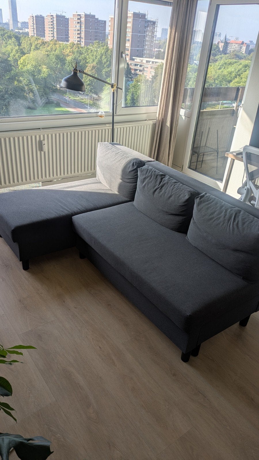 IKEA ÄLVDALEN Slaapbank met chaise longue, Ophalen, Gebruikt, Tweepersoons, Overige maten