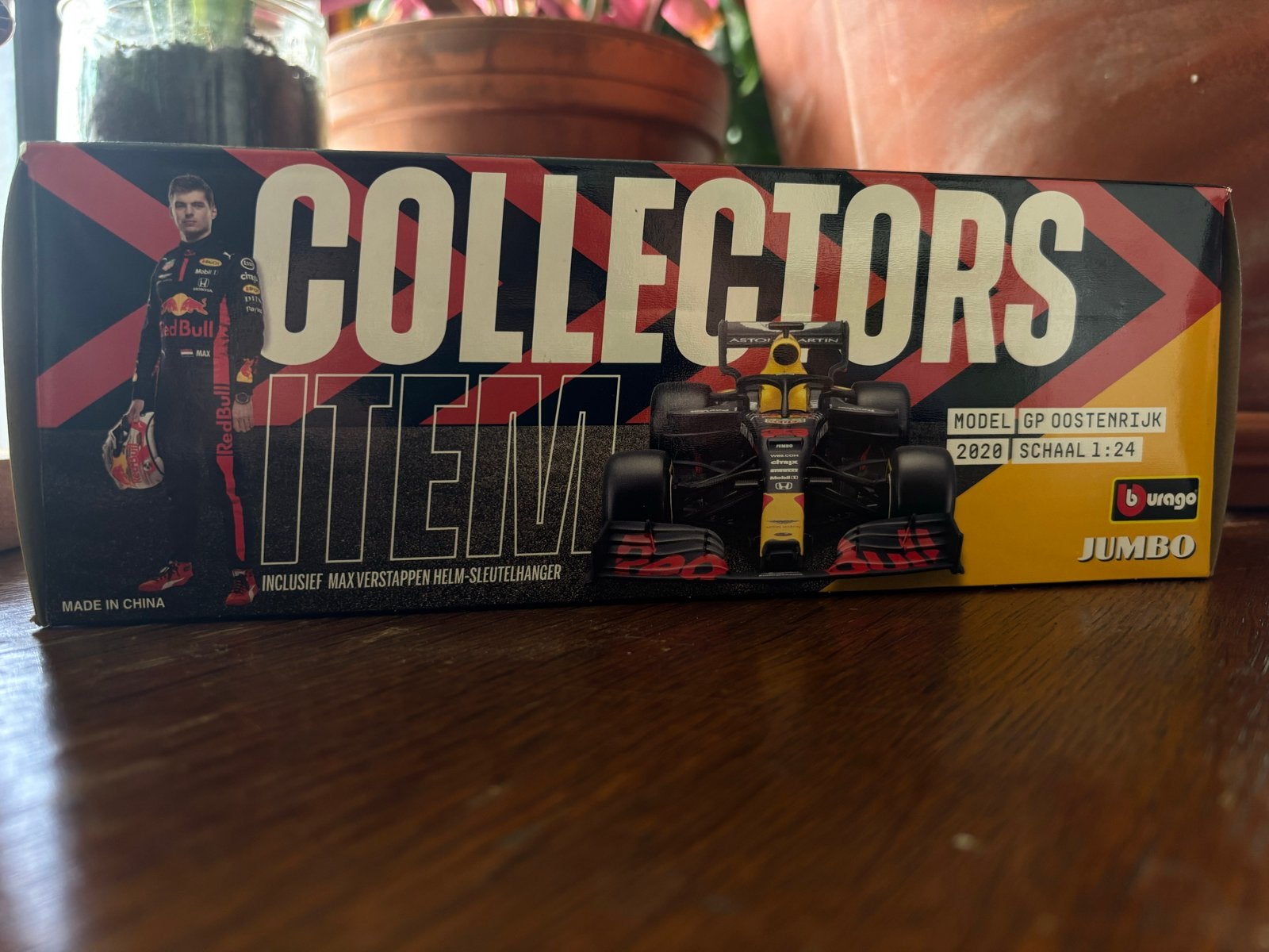 Bburago Max Verstappen Red Bull Racing RB16 1:24 Collectors, Ophalen of Verzenden, Nieuw, Auto