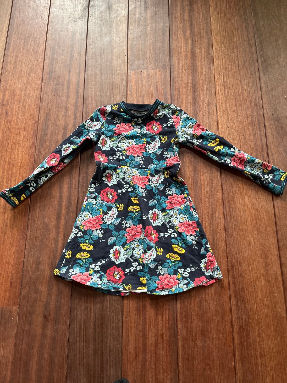Petit Louie Jurk met Bloemenprint - Maat 146/152, Kinderen en Baby's, Ophalen, Zo goed als nieuw, Meisje, Jurk of Rok