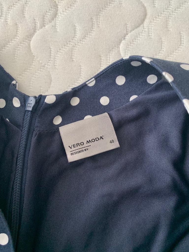 Spaanse jurk maat 40 Vera Moda, Maat 38/40 (M), Blauw, Vero Moda, Ophalen of Verzenden