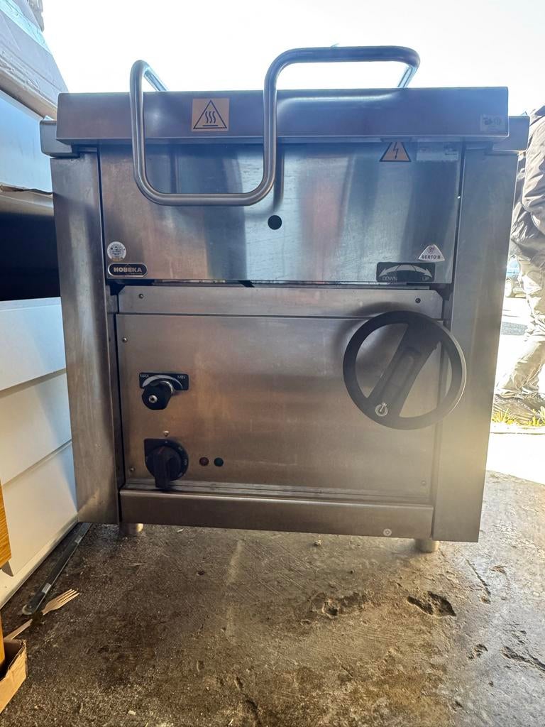 Spotgoedkoop! Kantelbare Elektrische Braadslede - Gebruikt, Zakelijke goederen, Horeca | Keukenapparatuur, Ophalen, Gebruikt, Fornuis, Frituur en Grillen