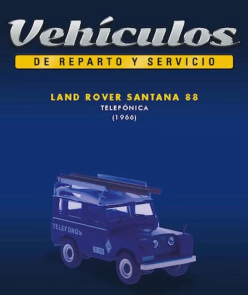 Land Rover Santana 88 TELEFONICA 1/43 reparto / servicio # 6, Verzenden, Nieuw, Auto, Overige merken