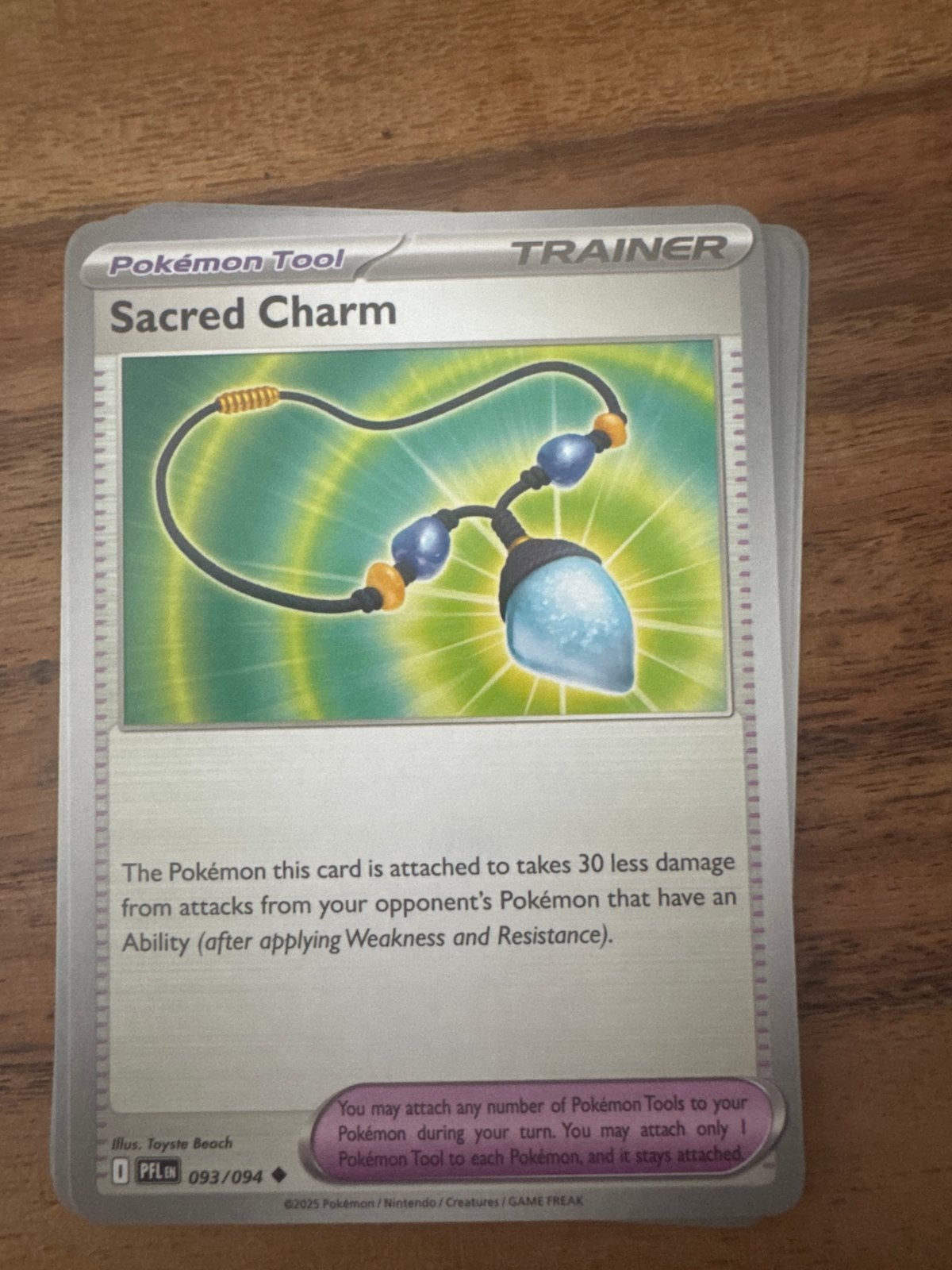 Pokémon TCG: Sacred Charm Trainer Kaart (093/094), Ophalen of Verzenden, Zo goed als nieuw, Losse kaart
