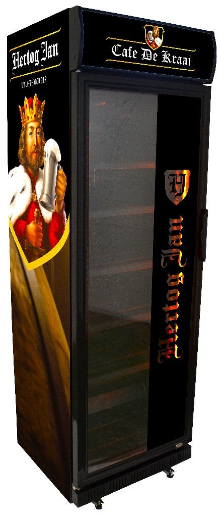 Hertog Jan Bier koelkast bij ''Café de Kraai?'', Ophalen, Zonder vriesvak, 200 liter of meer, Nieuw