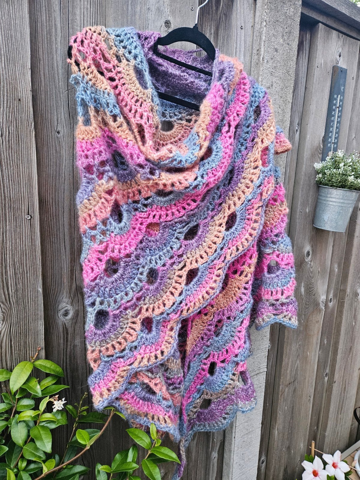 prachtige omslagdoek, Verzenden, Nieuw, Maat 46/48 (XL) of groter, Sjaal
