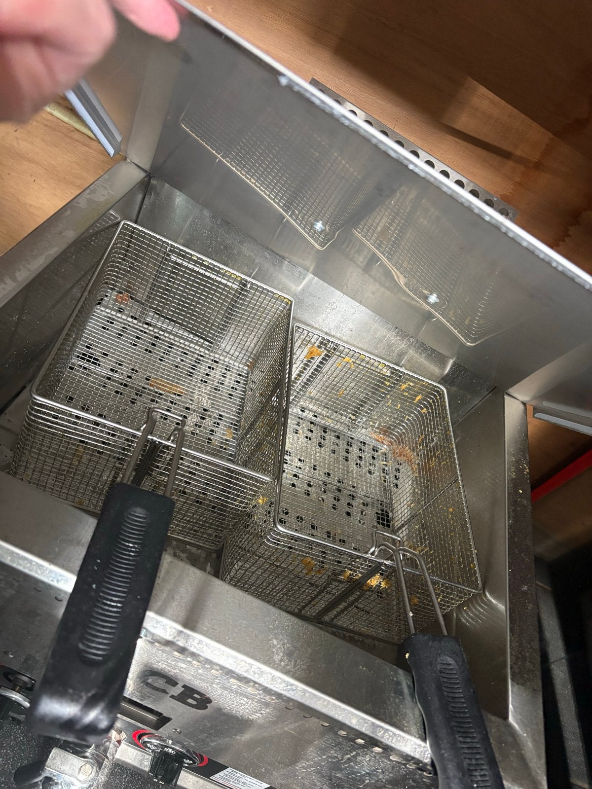 HCB Duo-friteuse - Moet nog schoongemaakt worden, 4 liter of meer, Ophalen, Gebruikt, Duo-friteuse