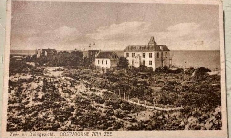 Oostvoorne aan Zee boulevard EEUW geleden, Ophalen of Verzenden, 1920 tot 1940, Noord-Holland