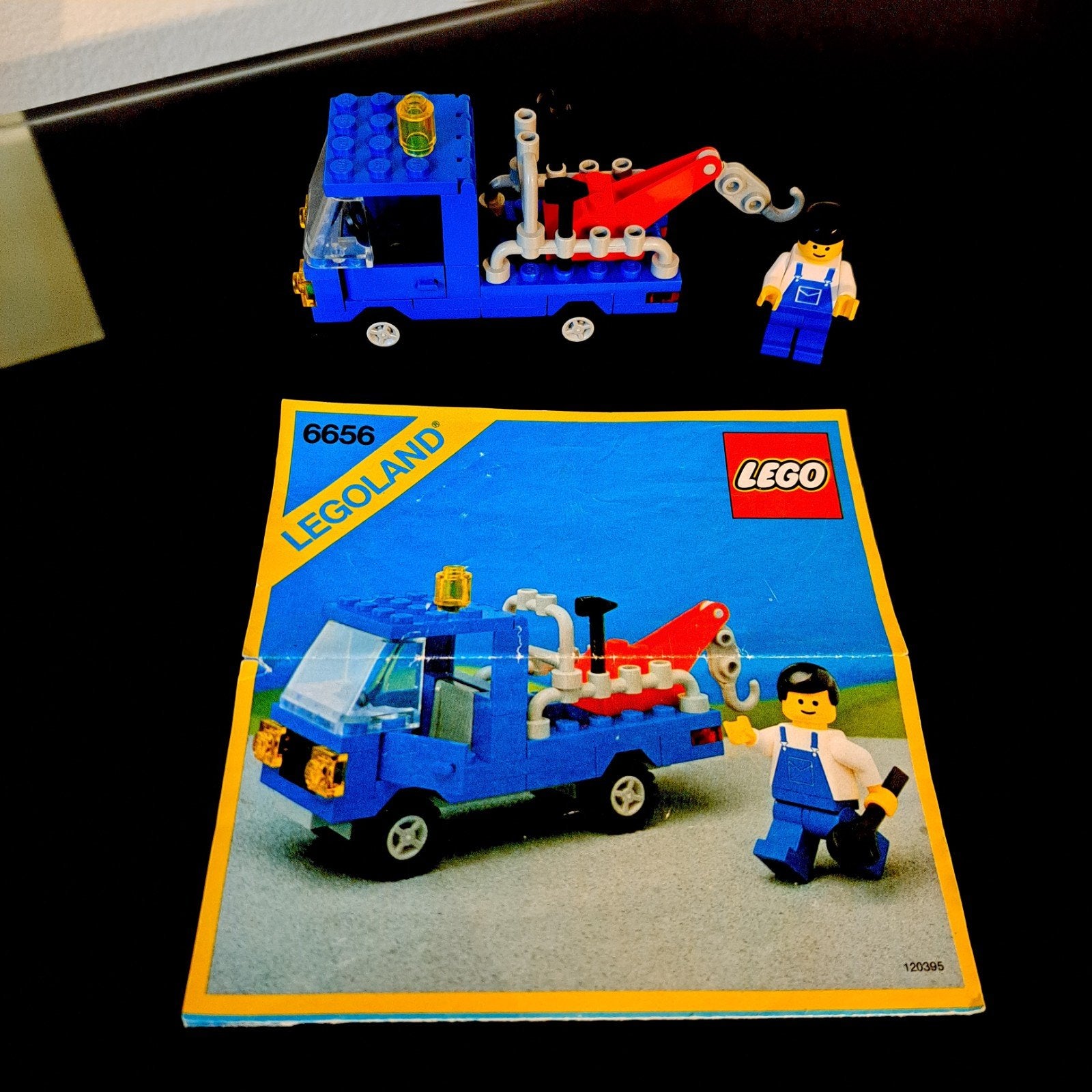 Legoland 6656 Werkplaatsauto.
Grijze haakje is gelijmd, zie, Kinderen en Baby's, Ophalen of Verzenden, Gebruikt