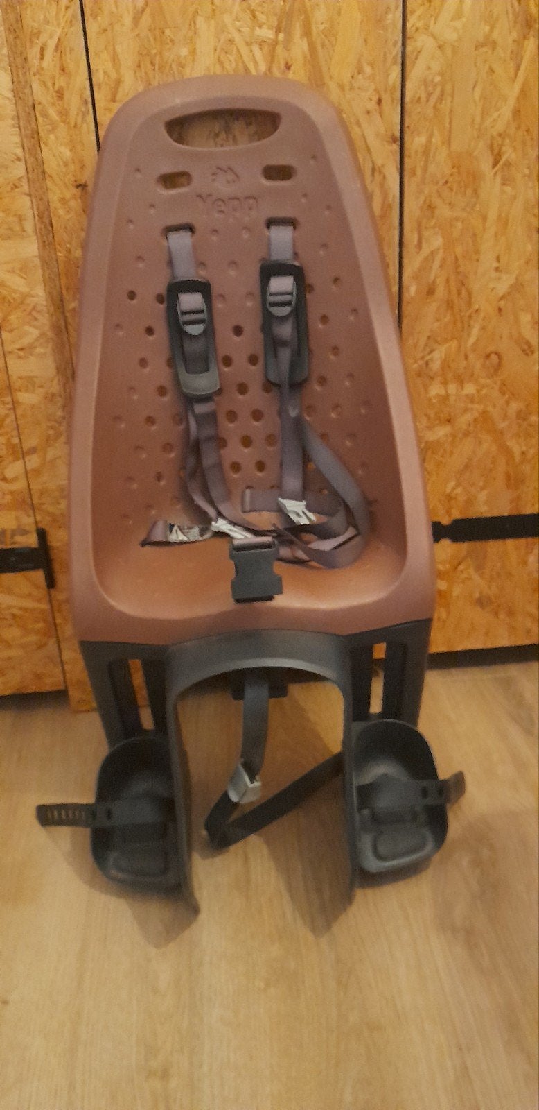 Yepp Fietsstoeltje Achter - Bruin, Achterzitje, Yepp, Ophalen, 15 t/m 25 kg