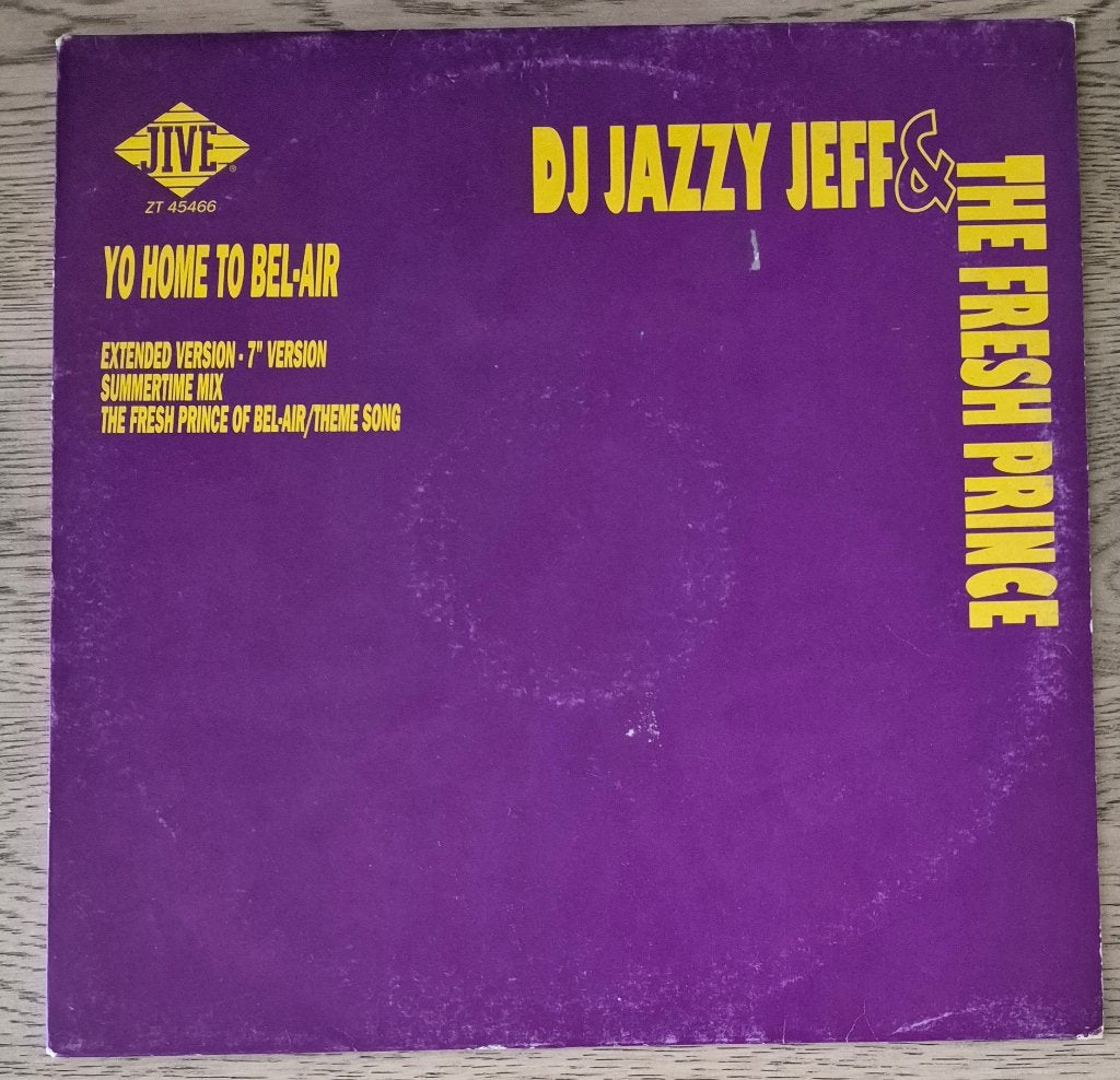 DJ Jazzy Jeff & The Fresh Prince – Yo Home To Bel-Air 12", Ophalen of Verzenden, Pop