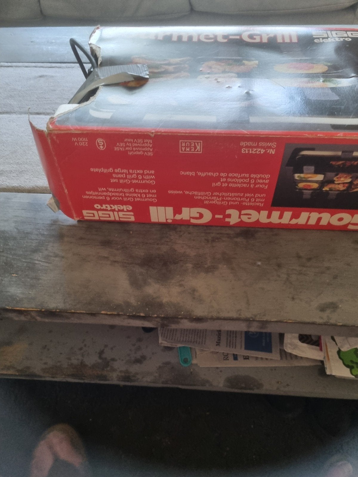 Gourmet grill, Ophalen of Verzenden, Nieuw
