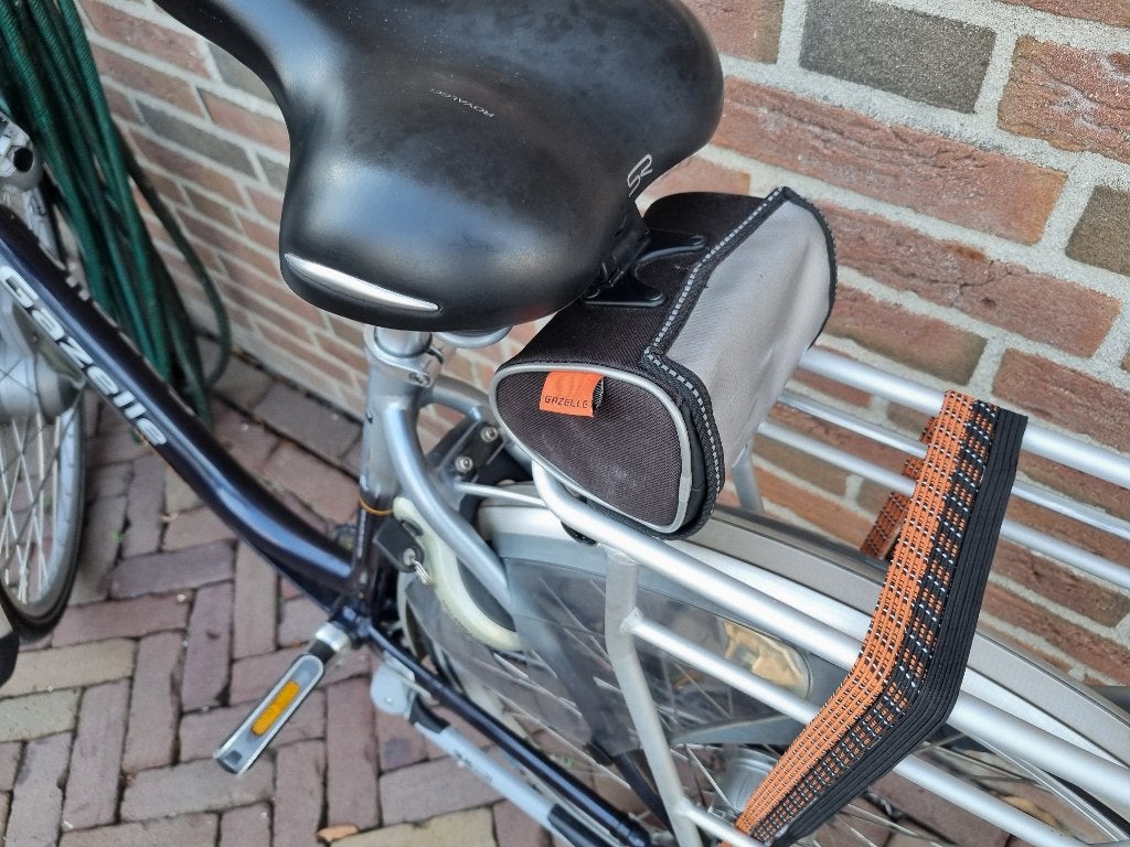 Gazelle fietstasje – zadeltas inclusief inhoud, Fietsen en Brommers, Ophalen of Verzenden, Gebruikt, Gazelle