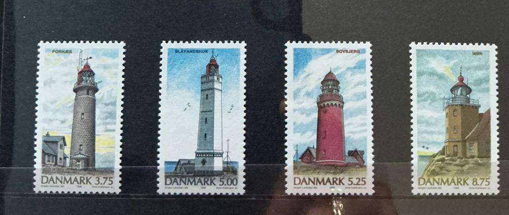 DENEMARKEN JAAR 1996 NRS.1132/35 vuurtorens, Ophalen of Verzenden, Denemarken, Postfris