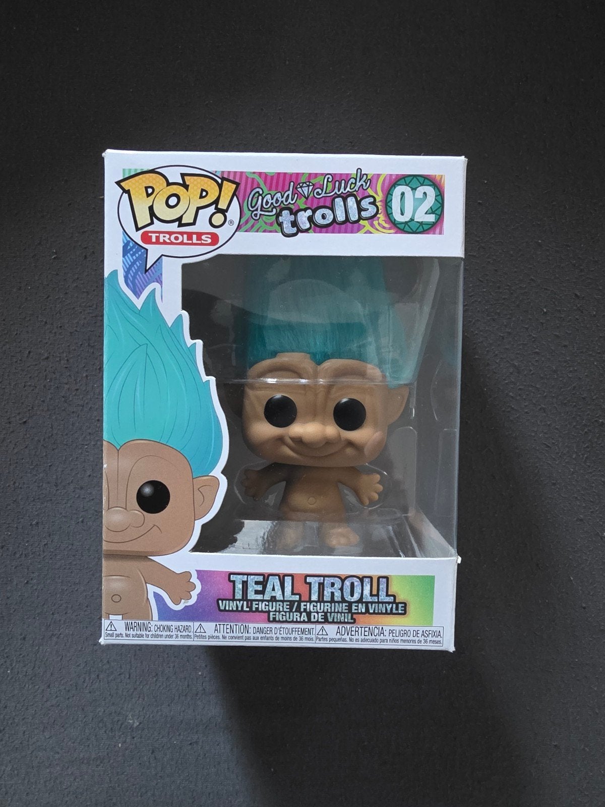 Funko Pop! Good Luck Trolls Teal Troll #02, Ophalen of Verzenden, Nieuw