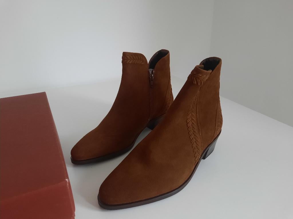 prachtige bruine suède HASSIA enkellaarsjes 38H nieuw, Kleding | Dames, Schoenen, Hassia, Bruin, Lage of Enkellaarzen, Nieuw