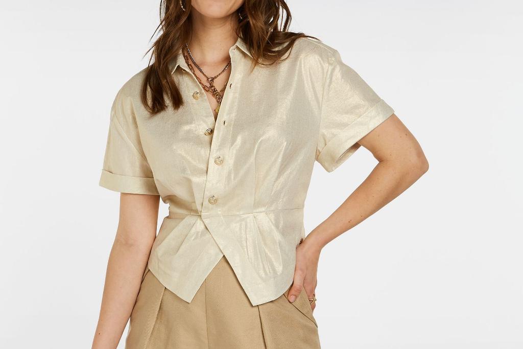 Mooie blouse Josh V maat S, Overige kleuren, Ophalen of Verzenden, Zo goed als nieuw, Maat 36 (S)