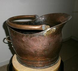 Koperen antieke bak, Ophalen of Verzenden, Koper