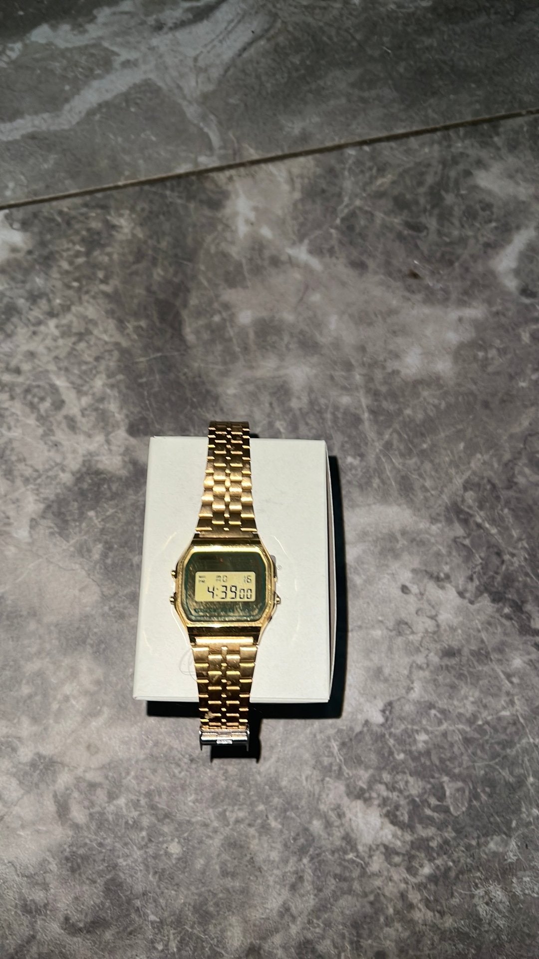 CASIO Digitaal horloge in Goud, Ophalen of Verzenden, Zo goed als nieuw, Overige merken