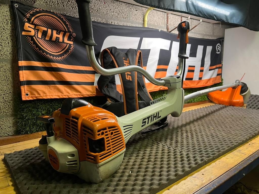 STIHL FS 360 C-EM Bosmaaier 2017 met harnas, Ophalen of Verzenden, Zo goed als nieuw