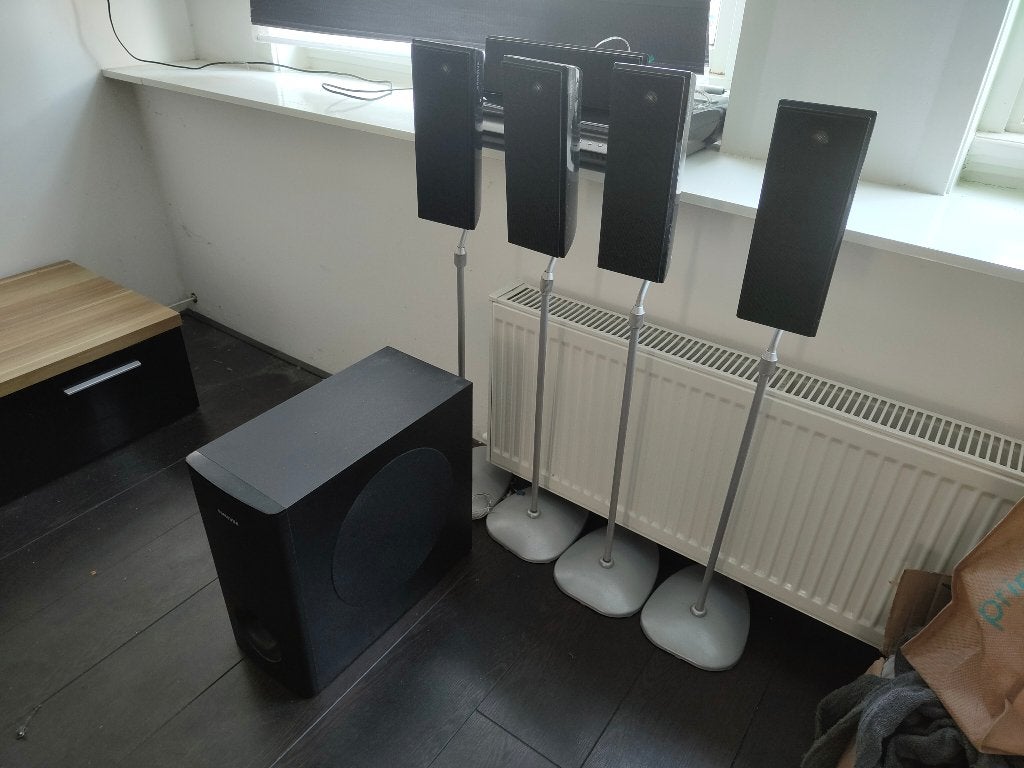Samsung HT-BD2E Home Theatre System 5.1 home cinema, Gebruikt, Blu-ray-speler, 70 watt of meer, 5.1-systeem