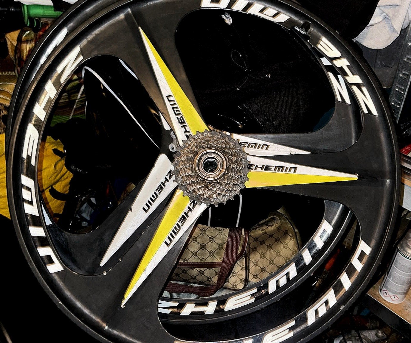 Baanfiets 3spaaks magnesiumlegering 26" wielen, plus extra's, Fietsen en Brommers, Ophalen of Verzenden, Gebruikt