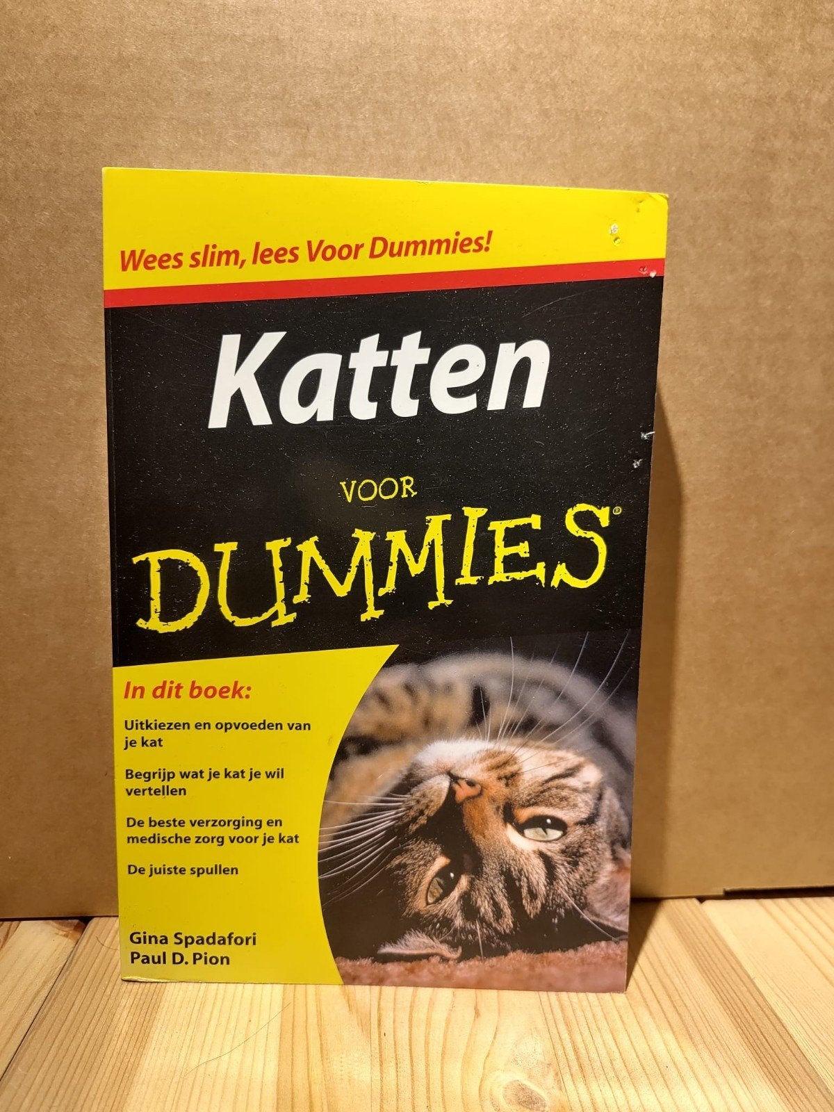 Kattten voor Dummies - Boek over kattenverzorging, Boeken, Dieren en Huisdieren, Ophalen of Verzenden, Gelezen, Katten, Gina Spadafori, Paul D. Pion
