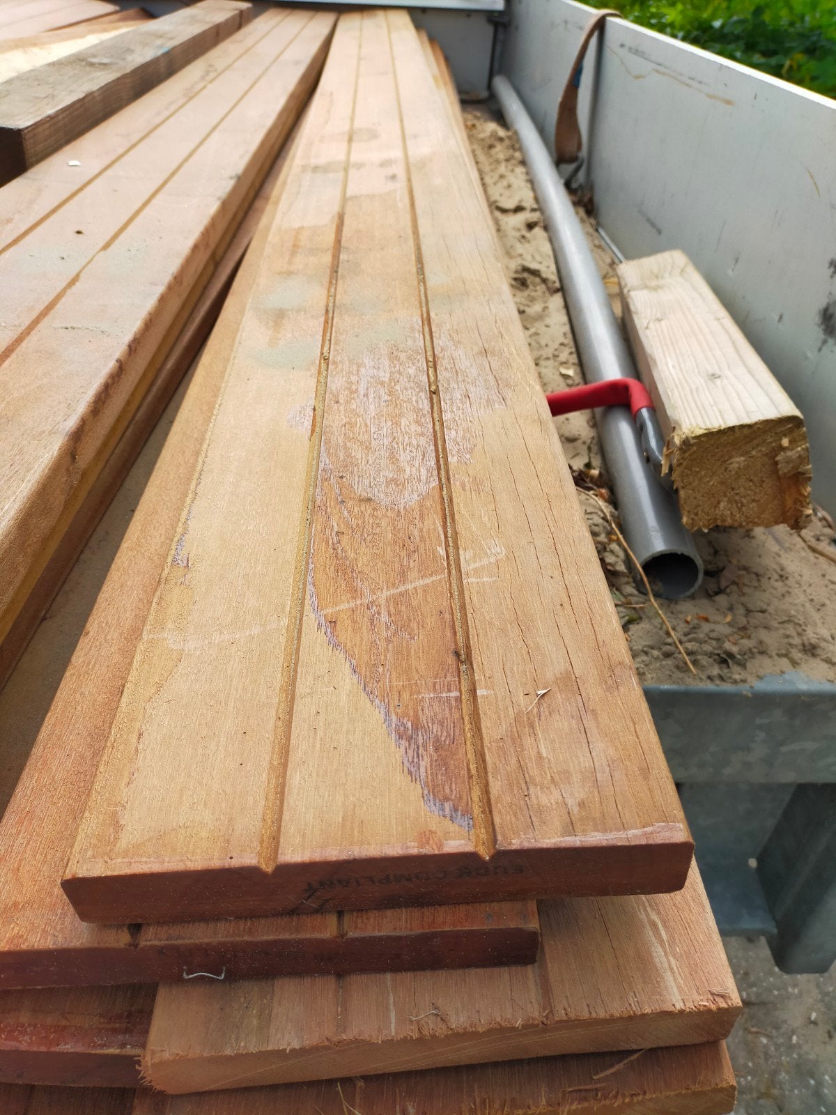 Bankirai planken voor vlonder, tuinbank, planten bak enz., Ophalen, 250 cm of meer, Planken