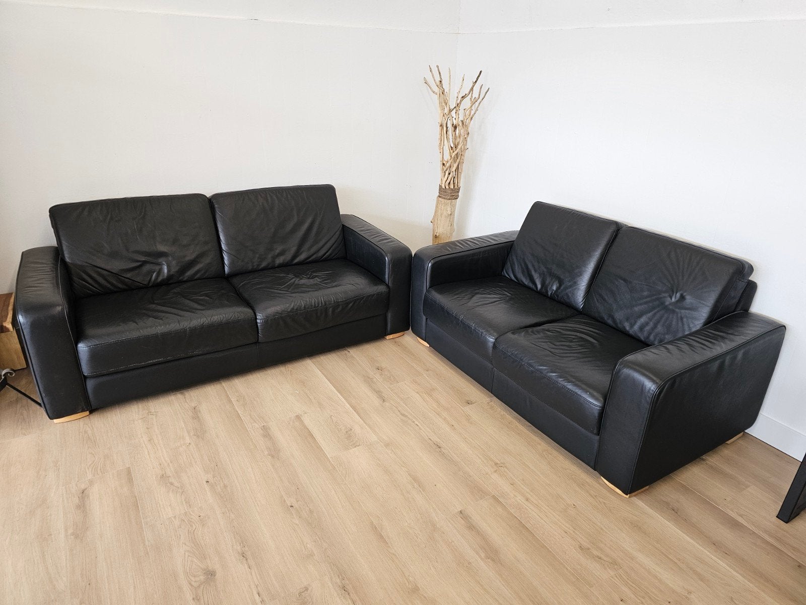 Zwarte 2x2 zits, Ophalen, 125 cm of meer, 125 cm of meer, Home Friesland