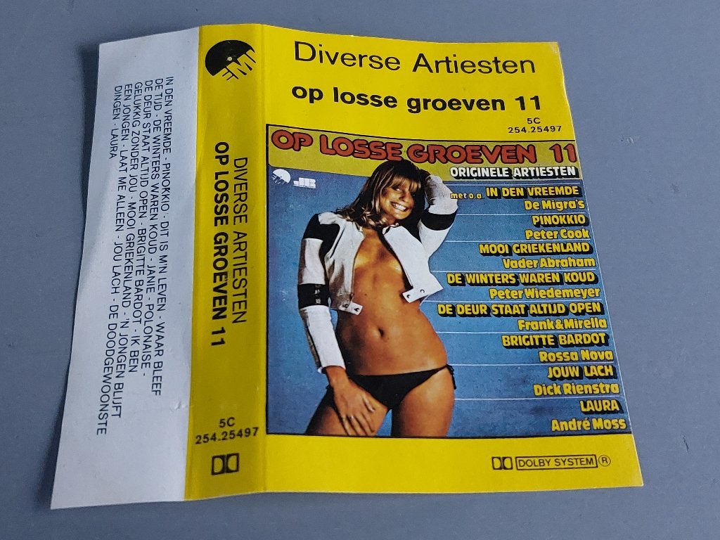 OP LOSSE GROEVEN 11 (MC), Ophalen of Verzenden, Zo goed als nieuw, Origineel, 1 bandje