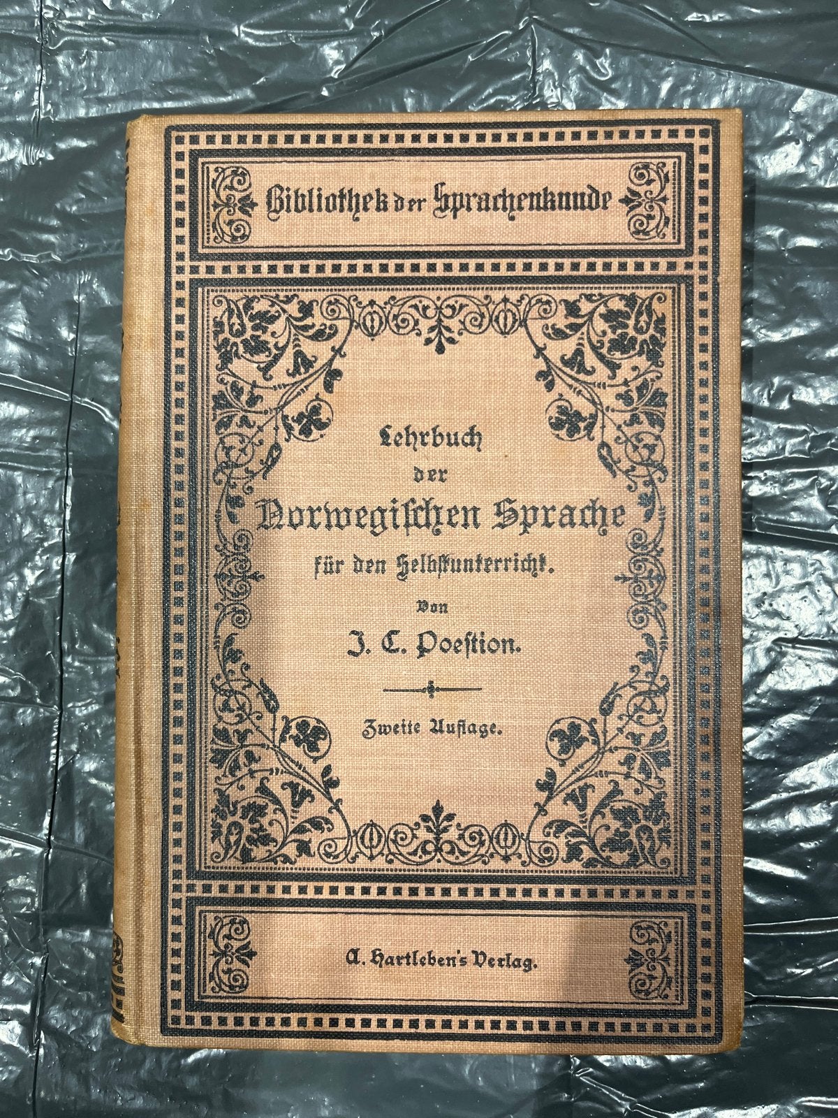 Lehrbuch der Norwegischen Sprache - J.C. Poestion (1889), Ophalen of Verzenden, Gelezen, Non-fictie