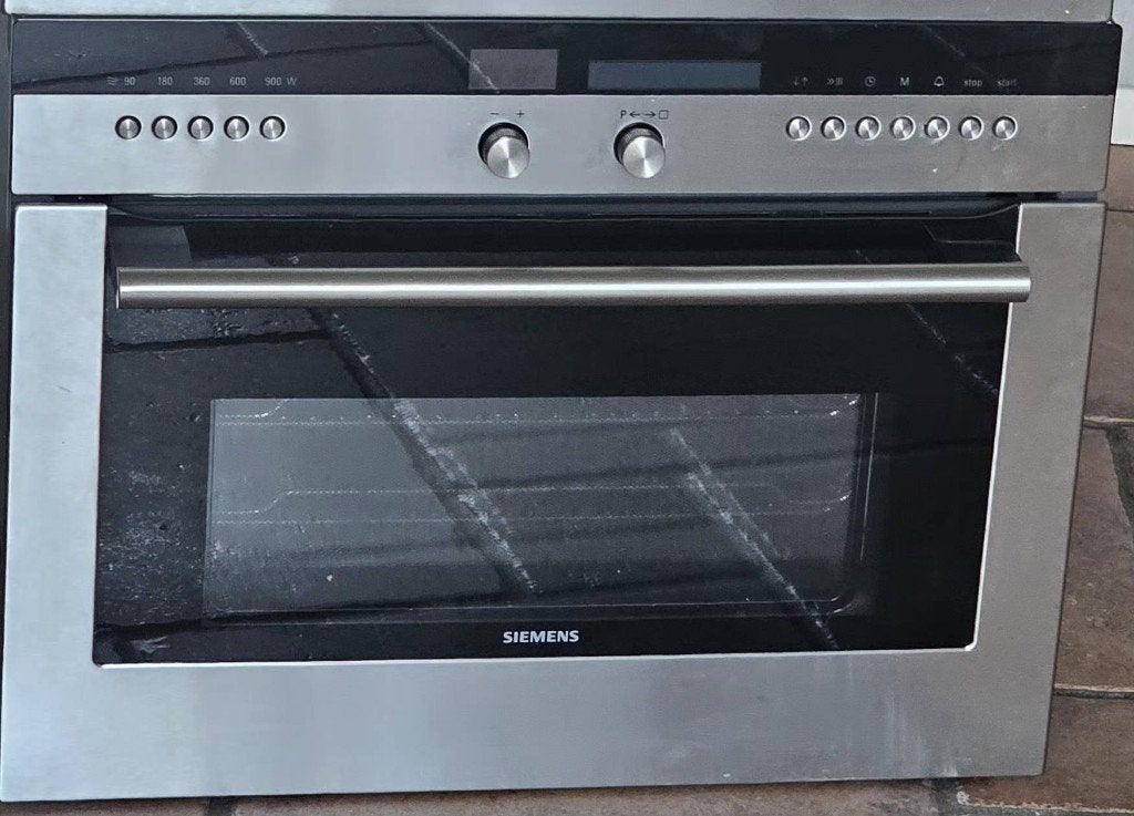 Inbouw Combi magnetron oven, Witgoed en Apparatuur, Ovens, Ophalen, 45 tot 50 cm, Gebruikt, Siemens
