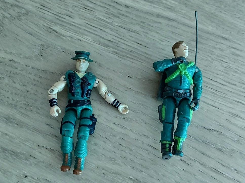 Vintage G.I. Joe actiefiguren (2 stuks), Ophalen of Verzenden, Gebruikt